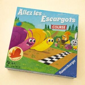 NEW, Ravensburger, "Allez les Escargots", "Snail's Pace Race", (FRENCH EDITION)